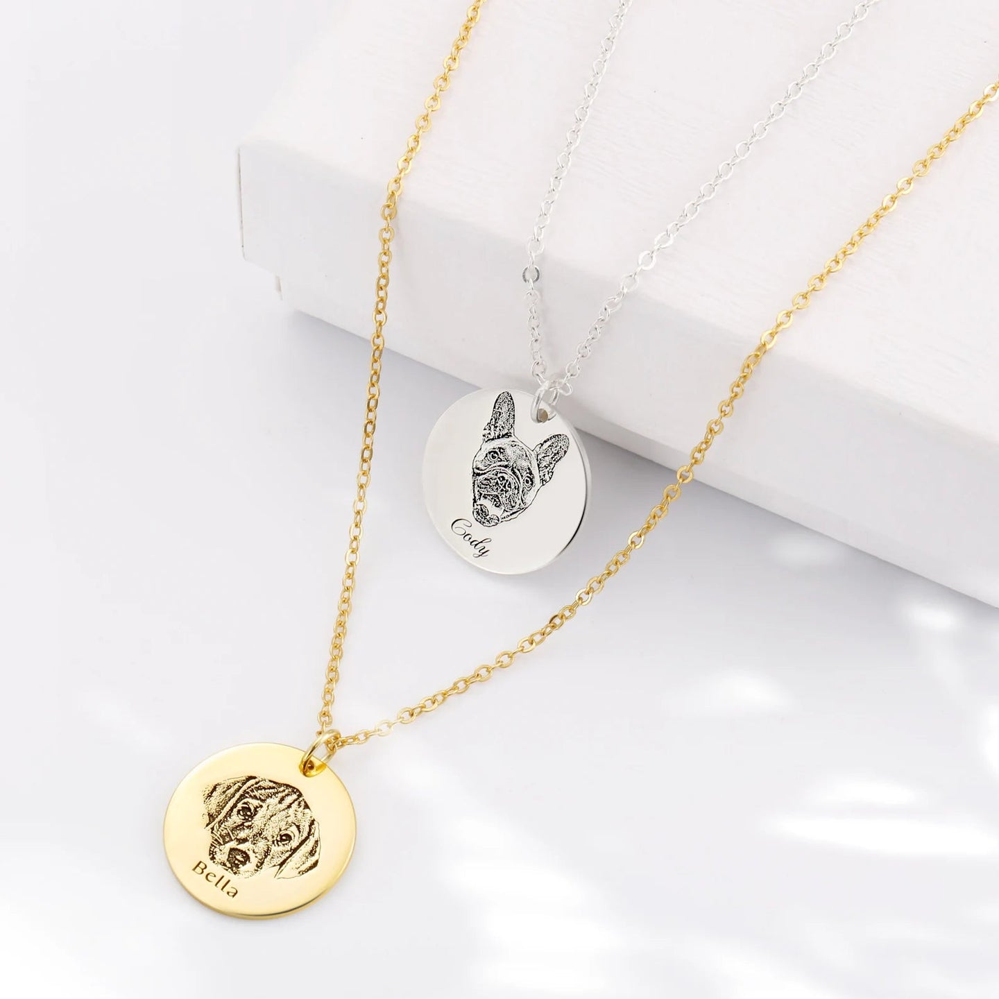 Precious Paws Pendant | Pet Portrait Necklace | Forever Loved