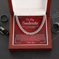 To My Soulmate | Our Journey | Cuban Link Chain Necklace