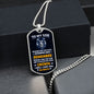 My Son| Remember - Dog Tag Military Chain
